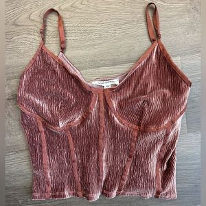 Anthropologie Velvet Tank